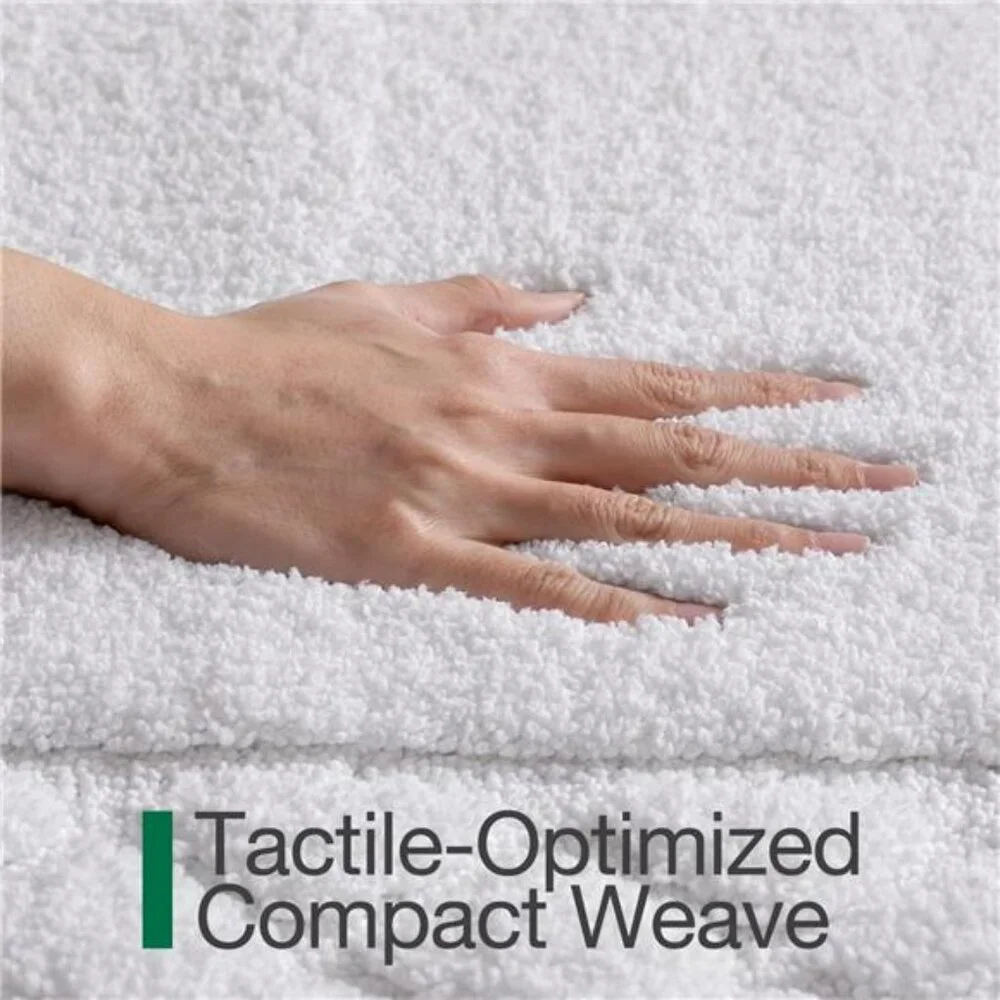 White bathroom rug non slip absorbent soft washable microfiber plush bath mat 17